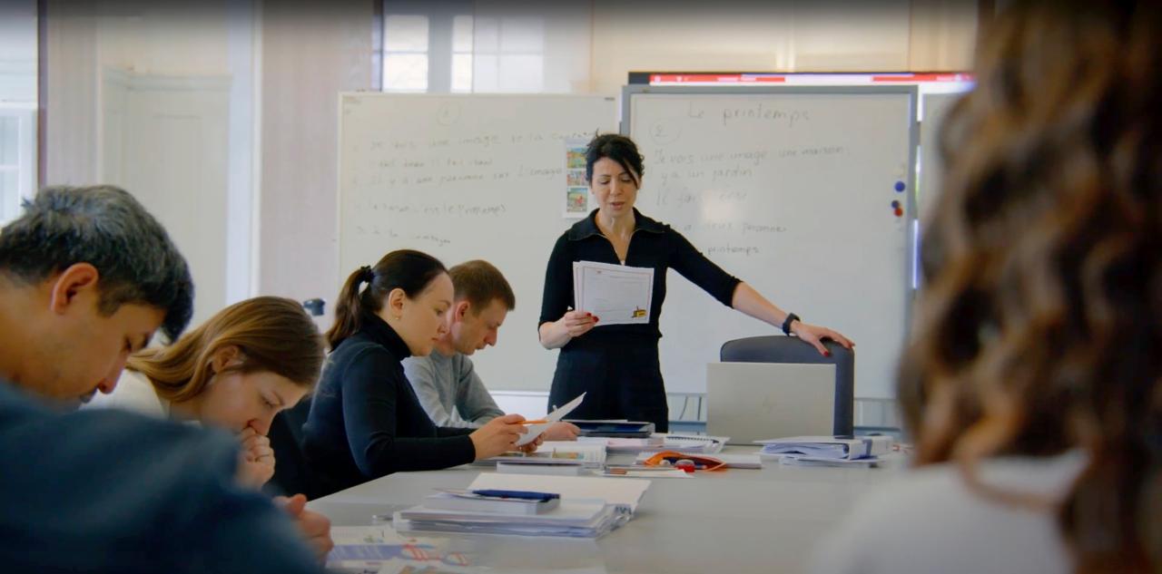 Unterricht im Bildungszentrum Bellelay